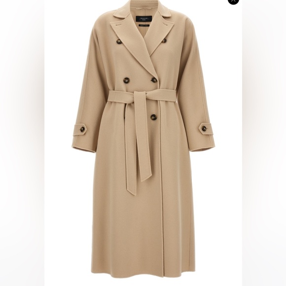 SOLD OUT! Weekend Max Mara Affetto Double-Breasted Wool-Blend Coat - Picture 6 of 10